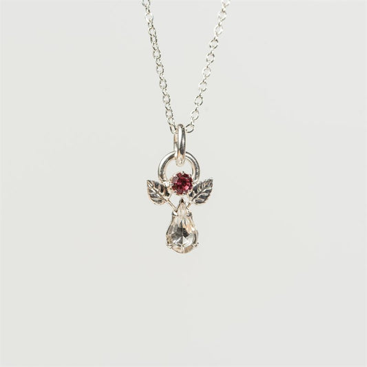 ANGEL BIRTHSTONE PENDANT OCTOBER