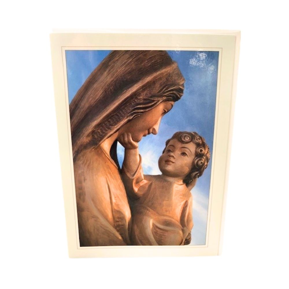 Wooden Virgin And Child