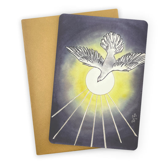 Double wish card Petit Page - Holy Spirit