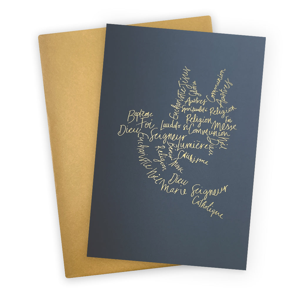 Double wish card Sister - Dove