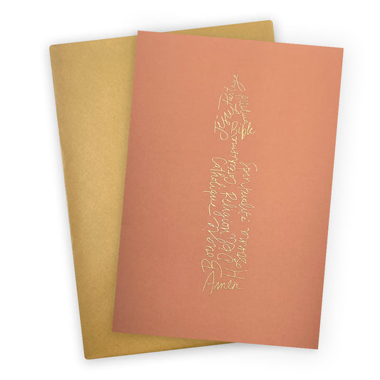 Double wish card Sister - Candle