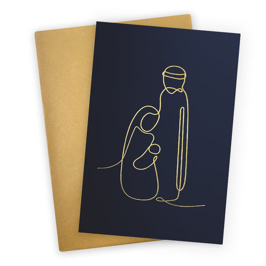 Double wish card Emany - Holy Family