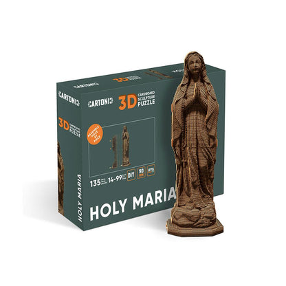 3D Virgin Mary puzzle to assemble