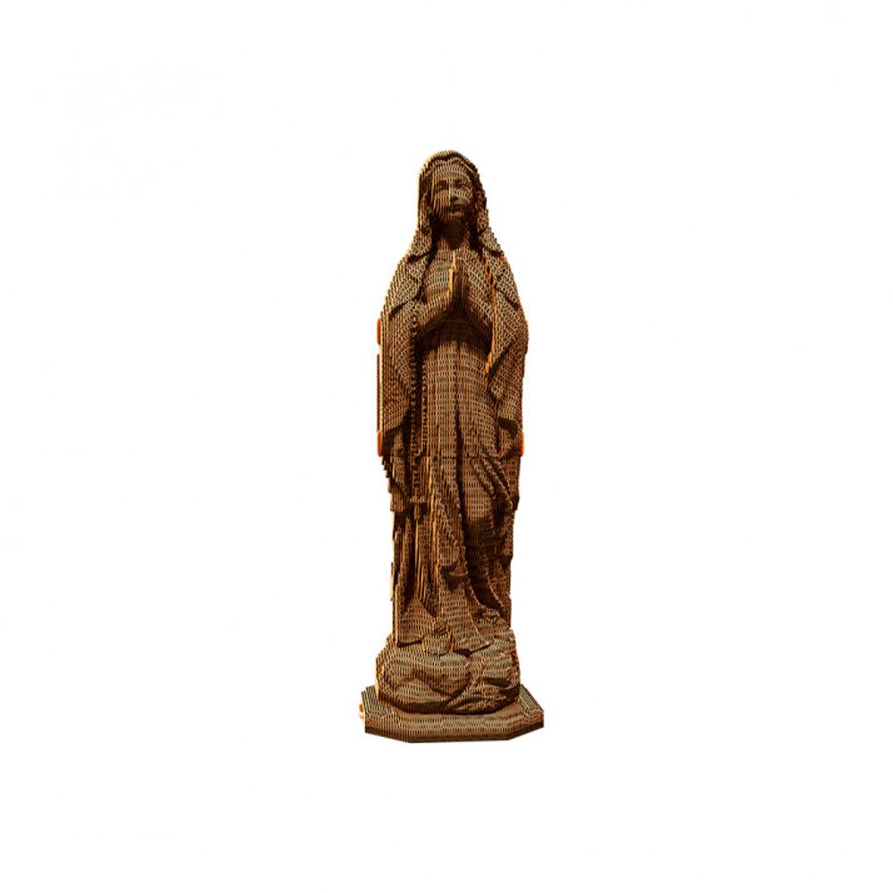 3D Virgin Mary puzzle to assemble