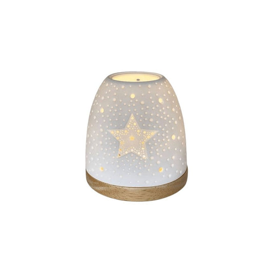 Ceramic tea light holder-star model
