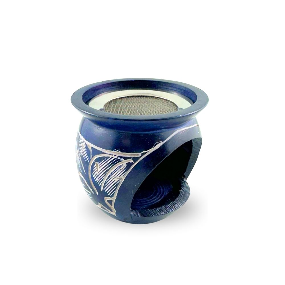 Small soapstone incense burner for grain incense