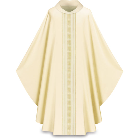 Ivory gothic chasuble