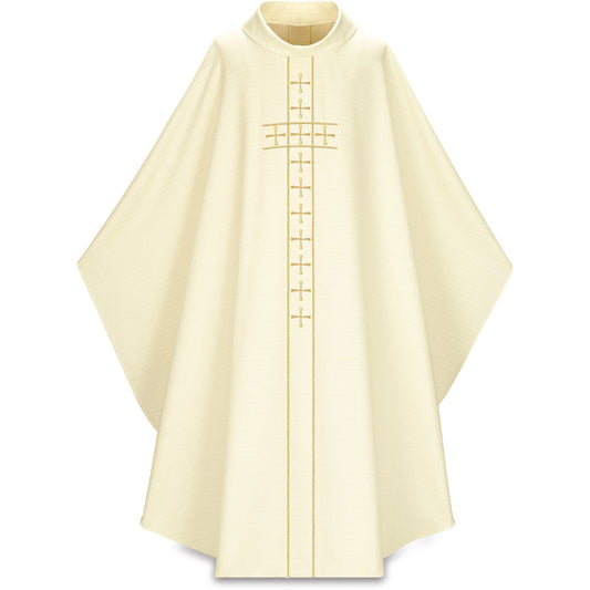 Ivory gothic chasuble