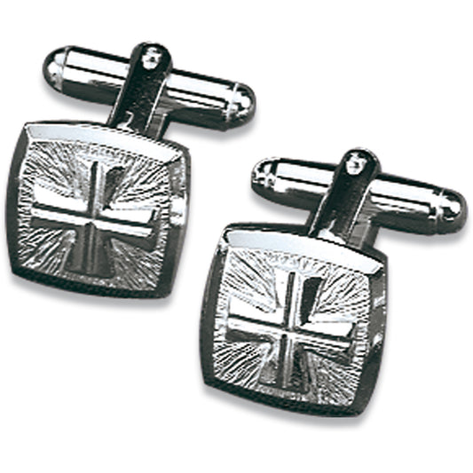 Silver cufflinks