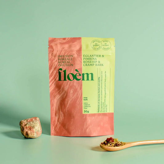 Herbal tea Rosehip & Cramp Bark, 30g bag - Loose leaf