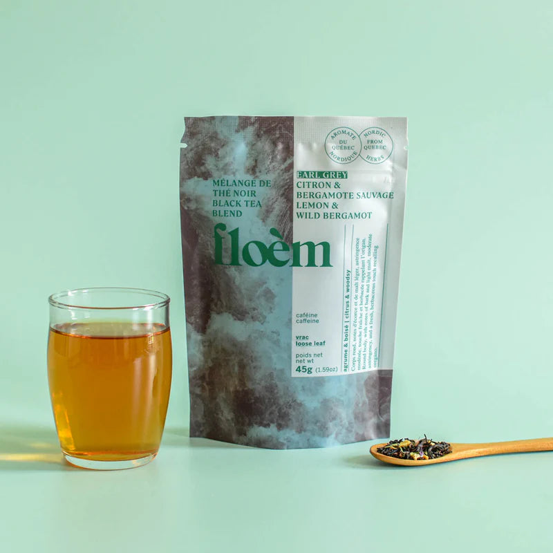 Loose Leaf Tea, Earl Grey Black Tea, Lemon & Wild Bergamot, 45g bag - Bulk