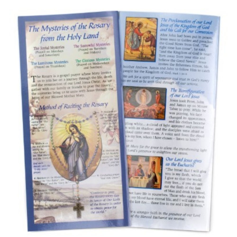 Prayer sheet of Mysteries of the Rosary Novena in english