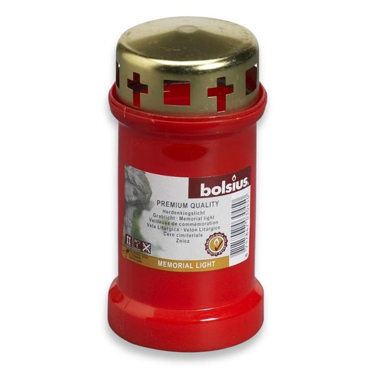 50 hours memorial red candle