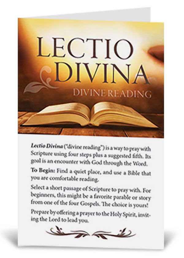 LECTIO DIVINA PRAYER CARD (SET OF 50)