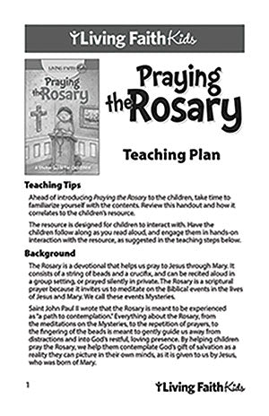 TG: LFK PRAYING THE ROSARY