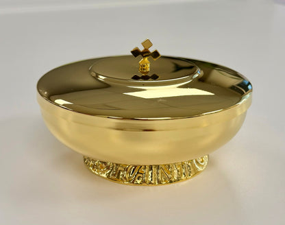Ciborium gold plated 14cm