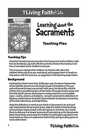 TG: LFK LEARNING ABOUT THE SACRAMENTS