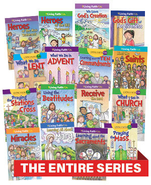 Living Faith Kids Sticker Booklets (Set of 21 titles from CCP)