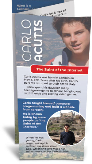 Carlo Acutis Saint of the Internet (Set of 50)