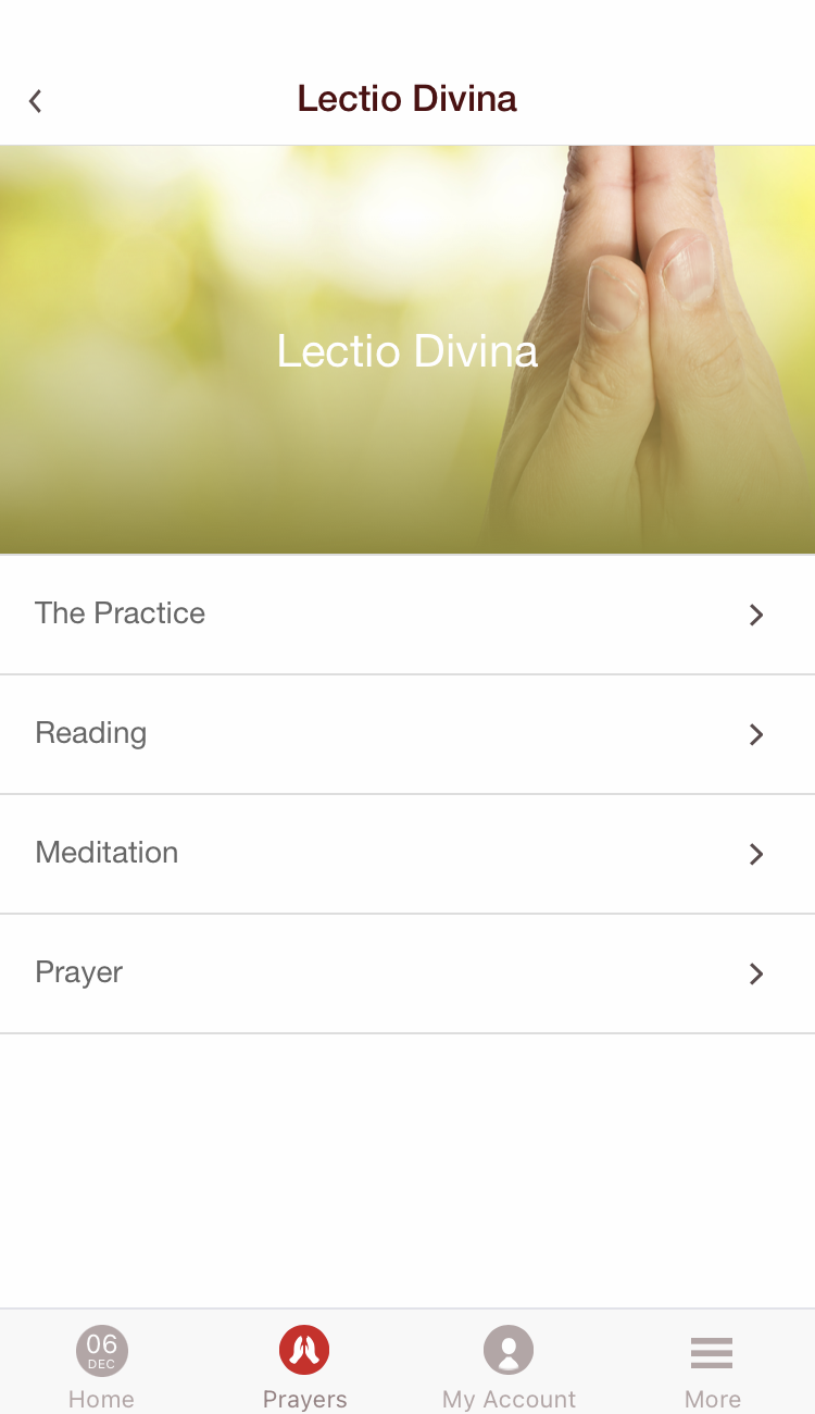 Living with Christ app