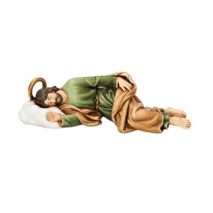 Sleeping St Joseph figure 8-1/4"
