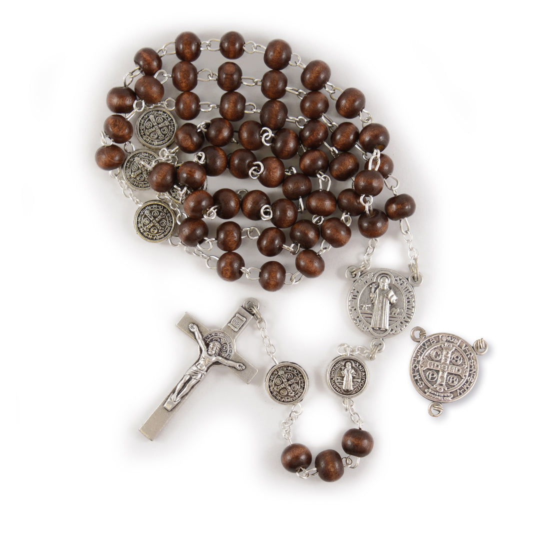 WOODEN ROSARY OF SAINT BENEDICT