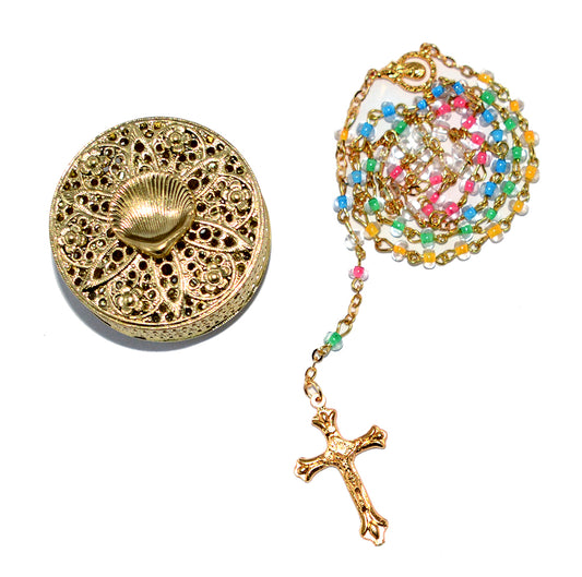 Baptism Rosary with Box