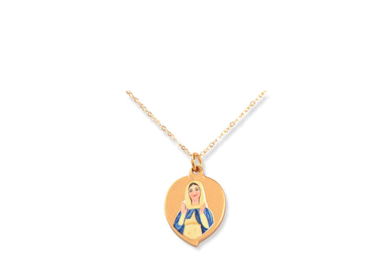 Gold Pendant: Mary