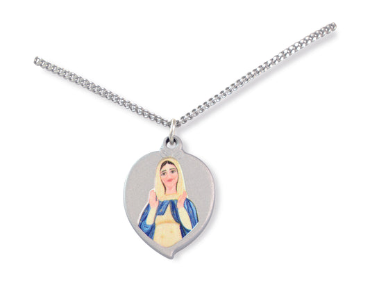 Silver Pendant: Mary