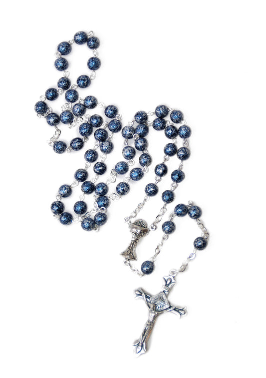 Blue Rosary First Communion