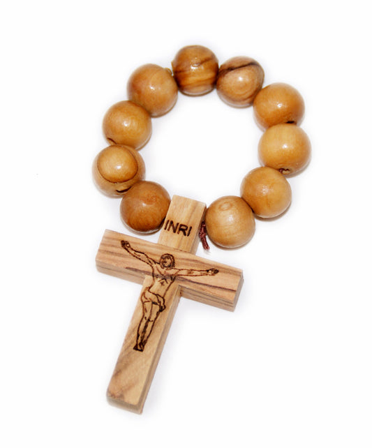 Olive Wood Decade Rosary