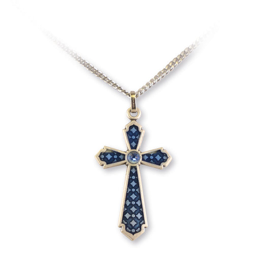 CHAIN WITH A BLUE CROSS