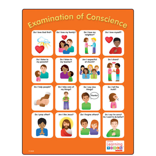 Examination of Conscience Instructional Card (25 per pack)