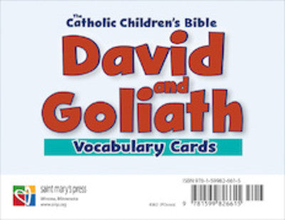 David and Goliath, Vocabulary Cards (Catholic Children's Bible)