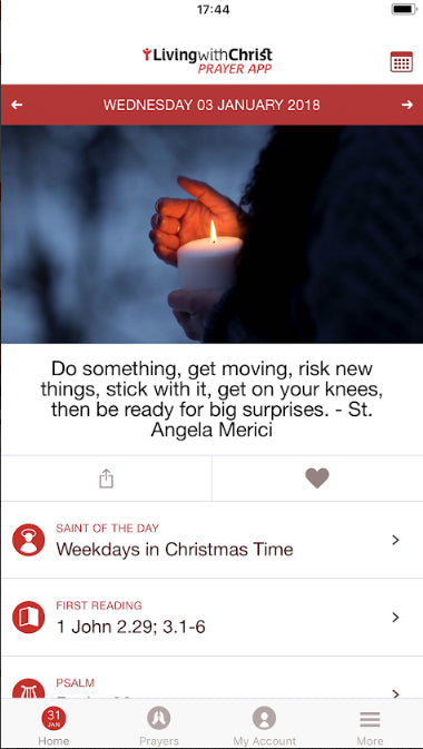 Living with Christ app