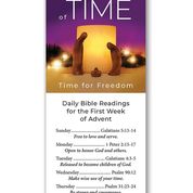 The Fullness of Time Biblical Bookmark for Advent (sold in multiples of 50)