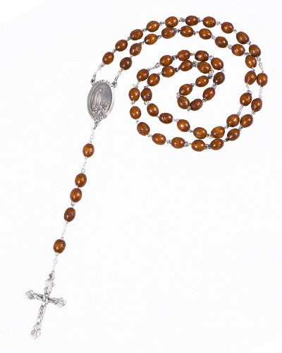 Brown Wood Rosary