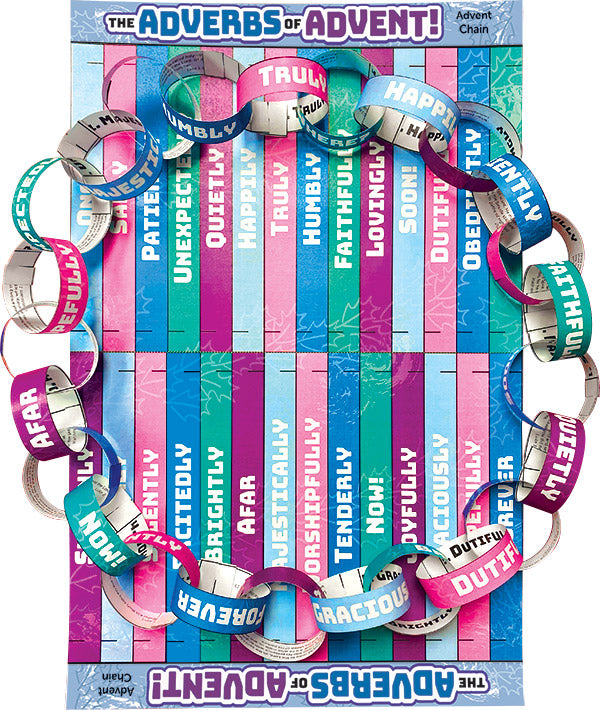 THE ADVERBS OF ADVENT - Advent Chain Activity