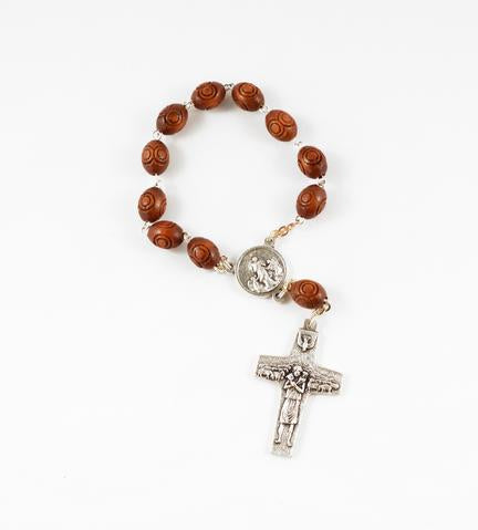 Pope Francis' rosary with prayer image // Bargains