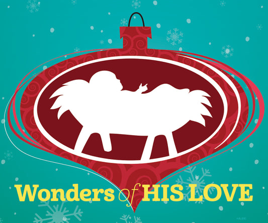 Wonders of His Love: Christmas Magnet (sold in multiples of 25) (Advent 2019)