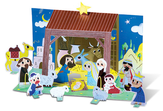 Manger Scene Storybook Activity Sheet