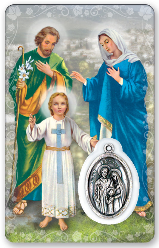 Prayer card - Holy Family