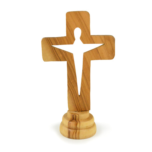 Resurection cross made of olive wood
