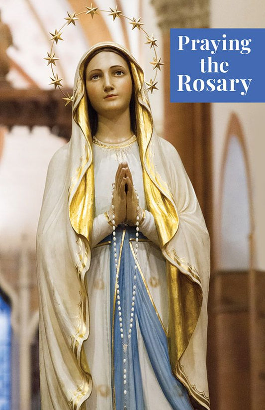 PRAYING THE ROSARY FOLDED PRAYER CARD (SET OF 50)
