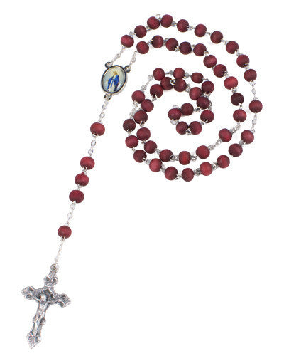 Rose Scented Wood Rosary