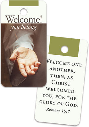 Welcome You Belong Key Tag (sold in multiples of 50)