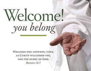 Welcome You Belong Parish Occasion Card
