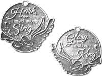 Hark the Herald Angels Sing Pewter Ornament