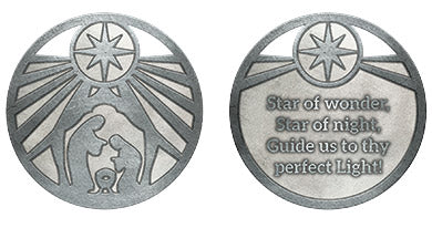 Star of Wonder Metal Coin (Sold in multiples of 25)