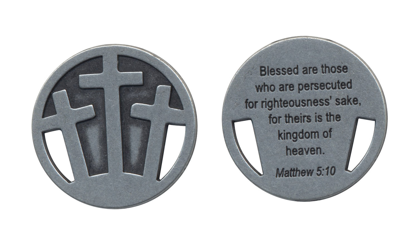 Three Crosses Lenten Coin